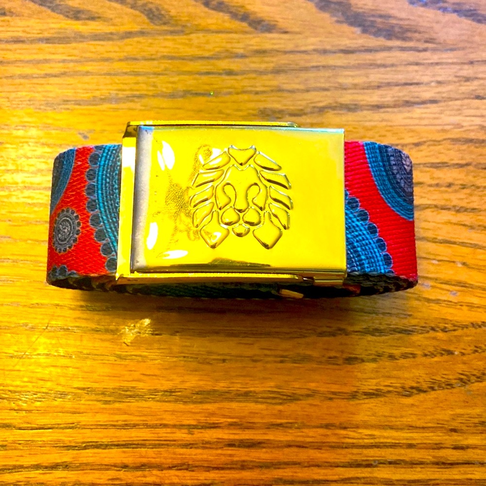 Rastaclat Boyscout Belt - Red & Green Paisley